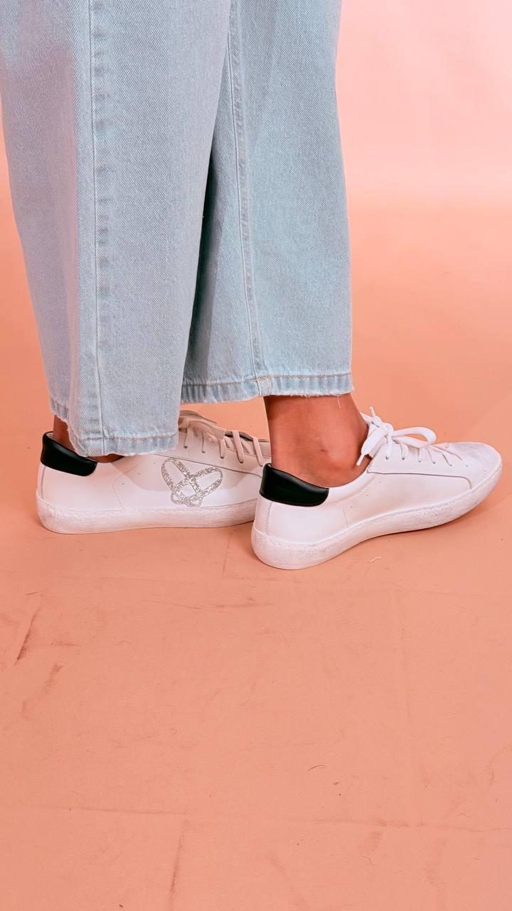 OVYE sneaker bianca nero FE4461CRO BIANCO NERO 