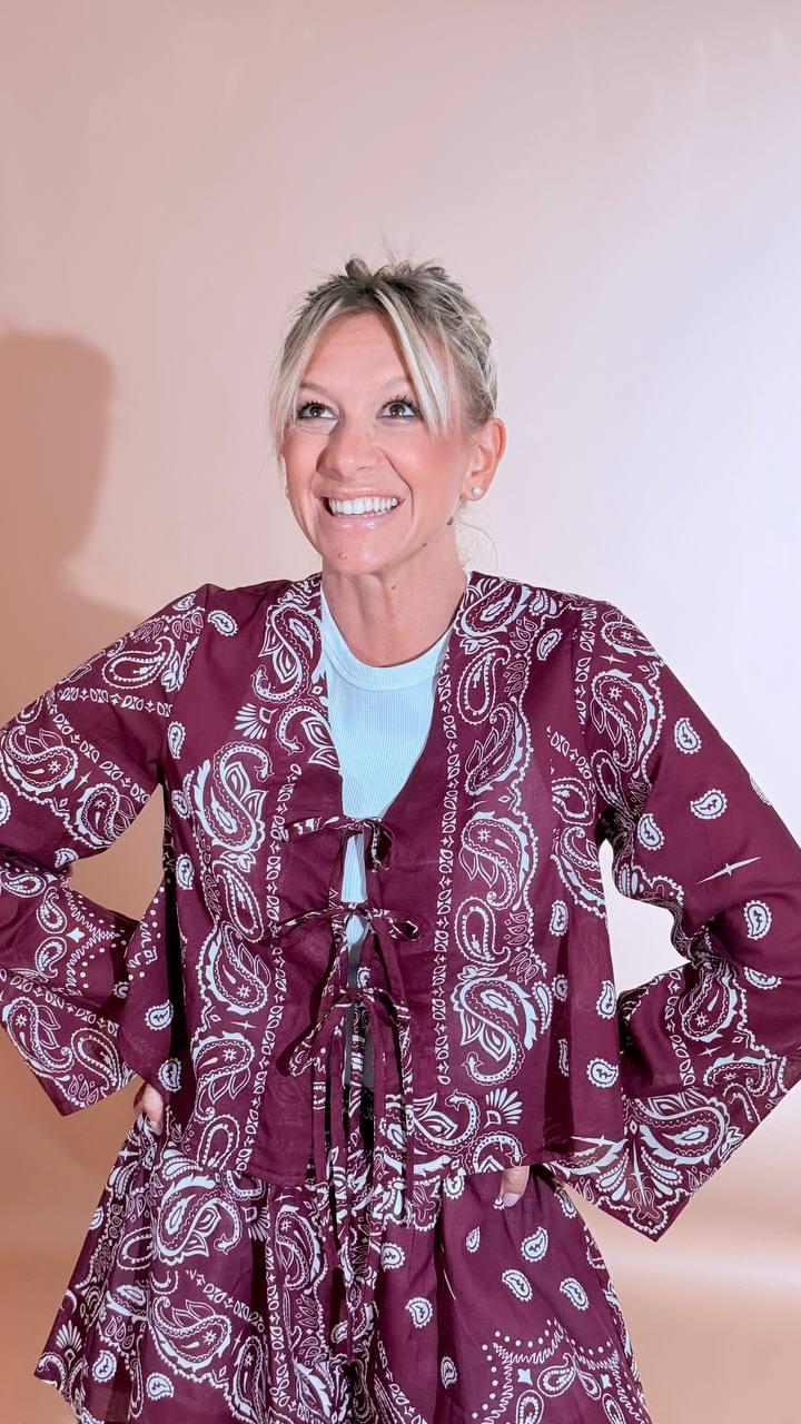 HAVE ONE Camicia bandana D02N1100 INDIA 