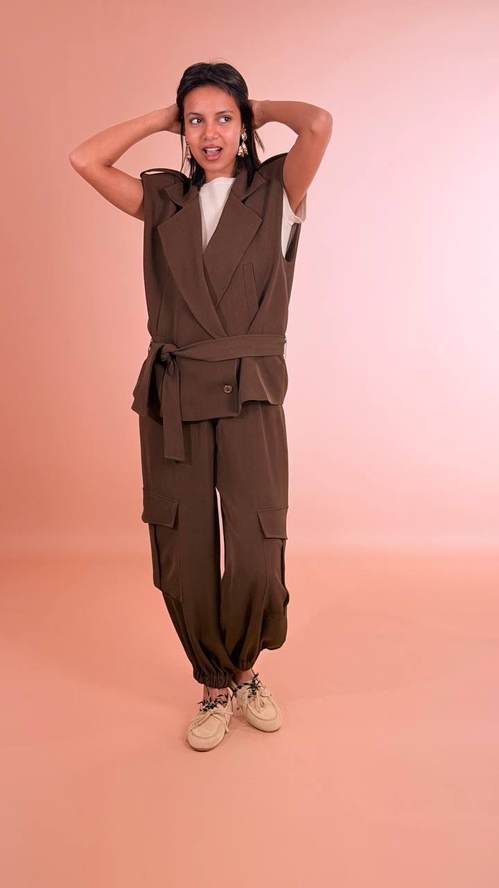 HAVE ONE Pantalone cargo PSO-Q060 MORO 