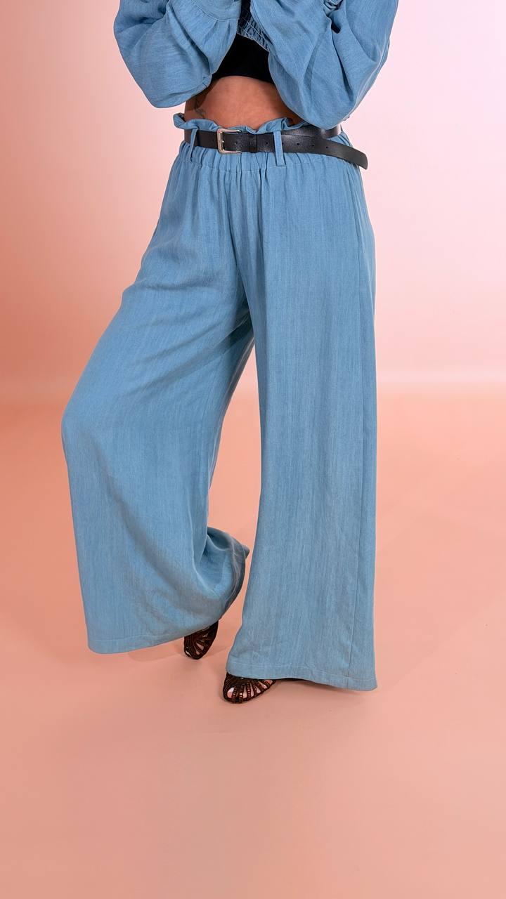 HAVE ONE Pantalone con cintura PMA-Q359 DENIM 