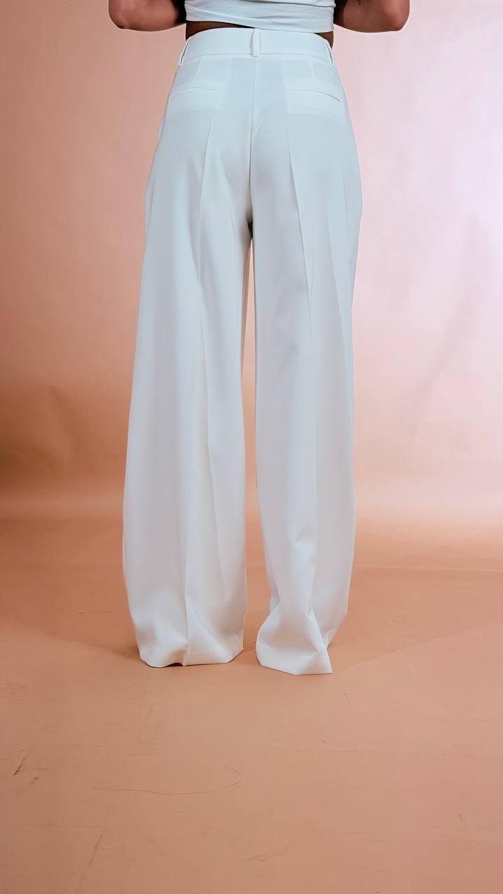 FRACOMINA Pantalone palazzo FR26SV3001W42901 BIANCO 