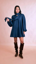 GLAMOROUS Abito fiocco denim AN5532 DENIM 