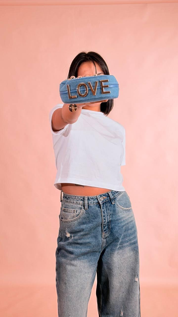 LEVA BIJOUX Mini bag denim BRSDNM  