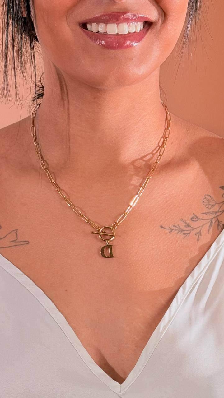 CLUB MANHATTAN Collana con iniziale D CLBMINIZ-D ORO 