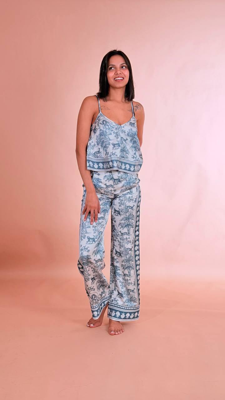 FRACOMINA Pantalone fantasia FS26SV3015W459K5 BLU 