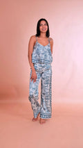FRACOMINA Pantalone fantasia FS26SV3015W459K5 BLU 