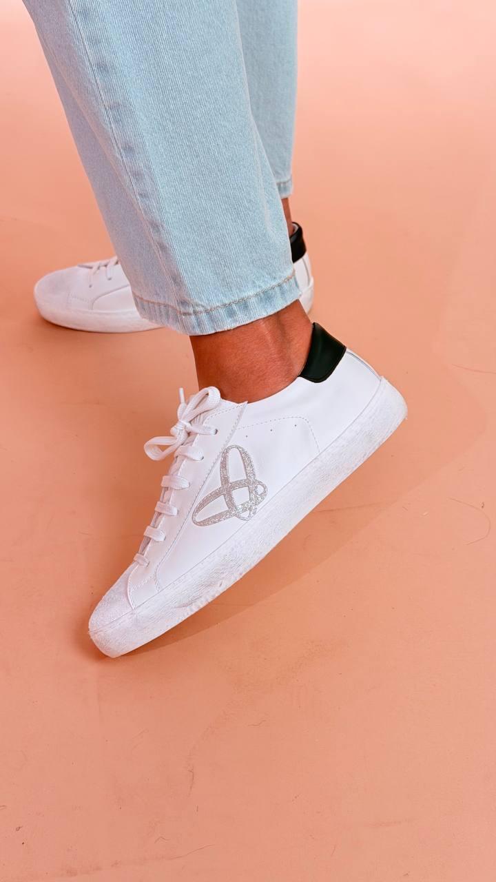 OVYE sneaker bianca nero FE4461CRO BIANCO NERO 