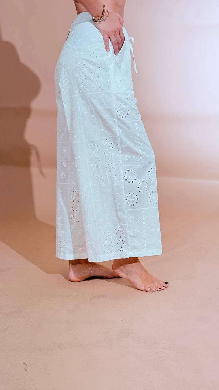 LEVA Pantalone linda LINDAP60553 BIANCO 