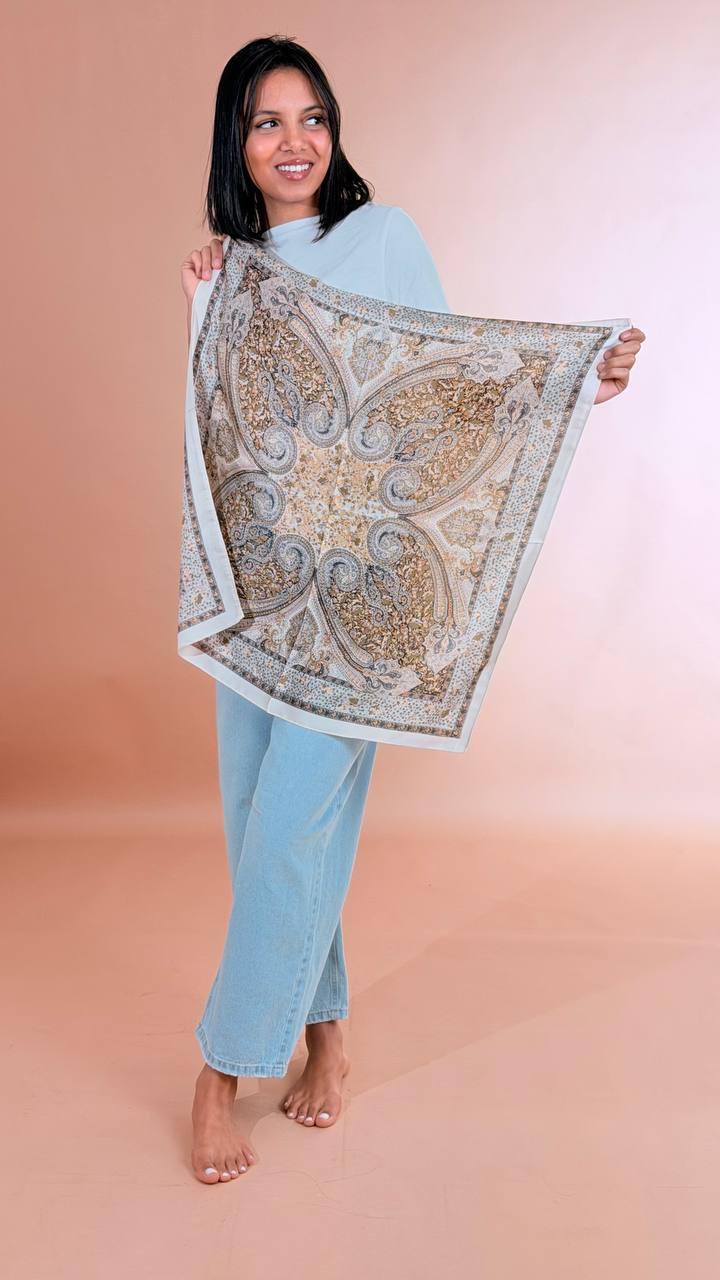 LEVA Foulard mosaico SC2144 VERDE 