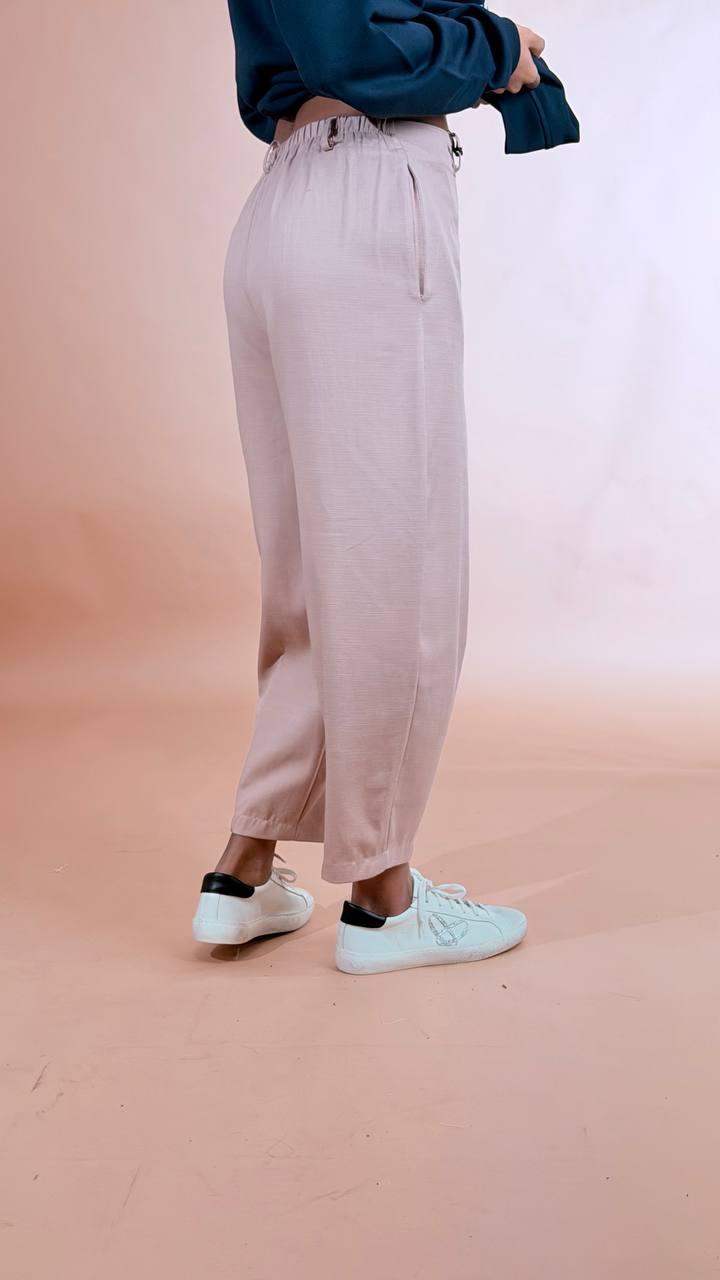 LEVA Pantalone basico<BR/> P1550 ROSA 