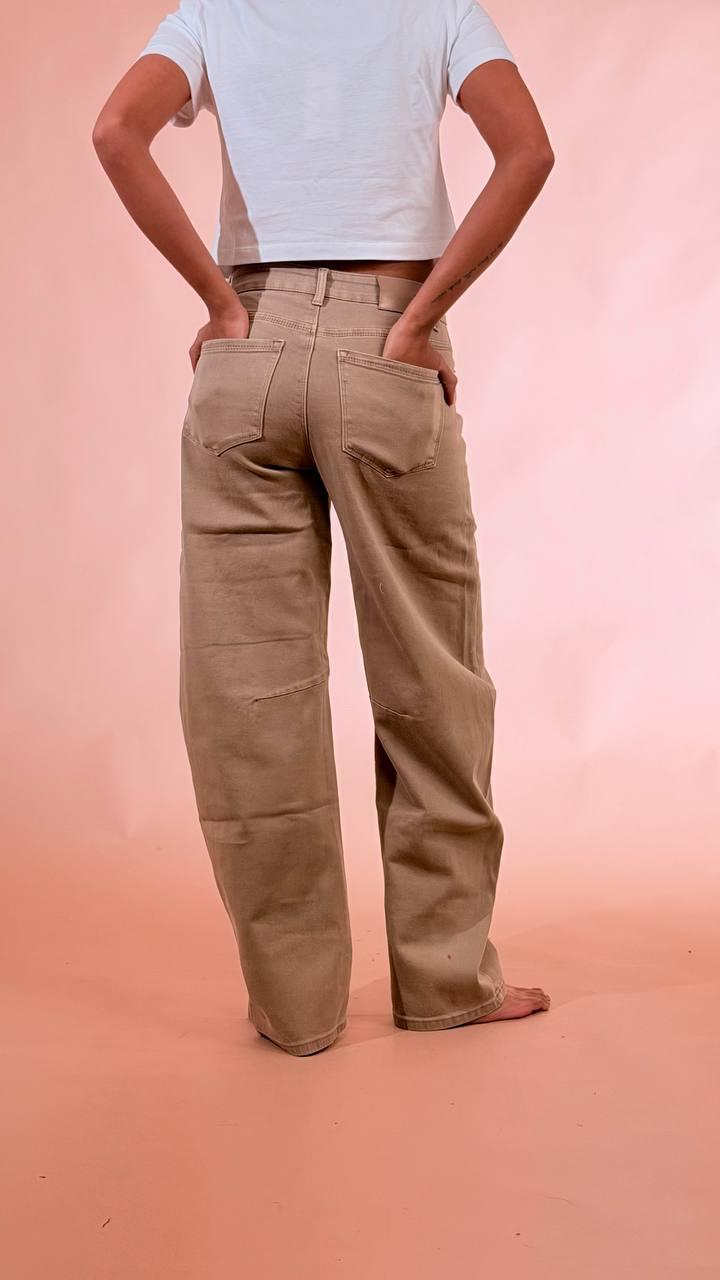 LEVA Jeans leggermente baloon L1110 BEIGE 