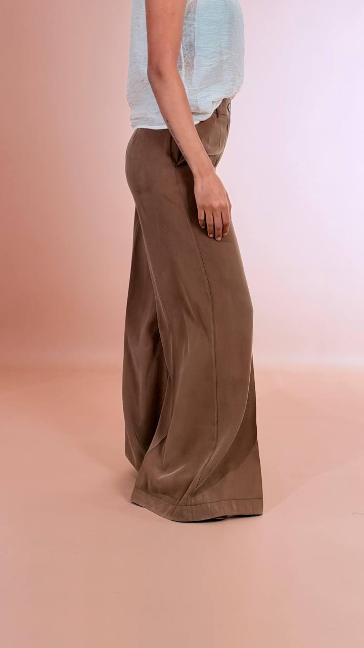 SOUVENIR Pantalone fluido W39S0244/ASIA CIOCCOLATO 