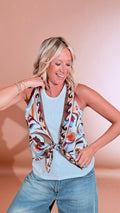KONTATTO Canotta foulard YM3038N MORO 