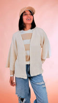 SOYA CONCEPT cardigan maglia 33758 CREMA 