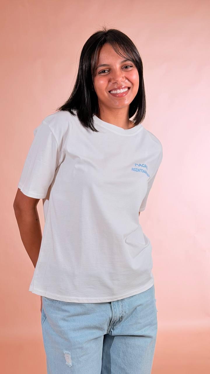 LEVA T-shirt magra asintomatica 54445 AVORIO 