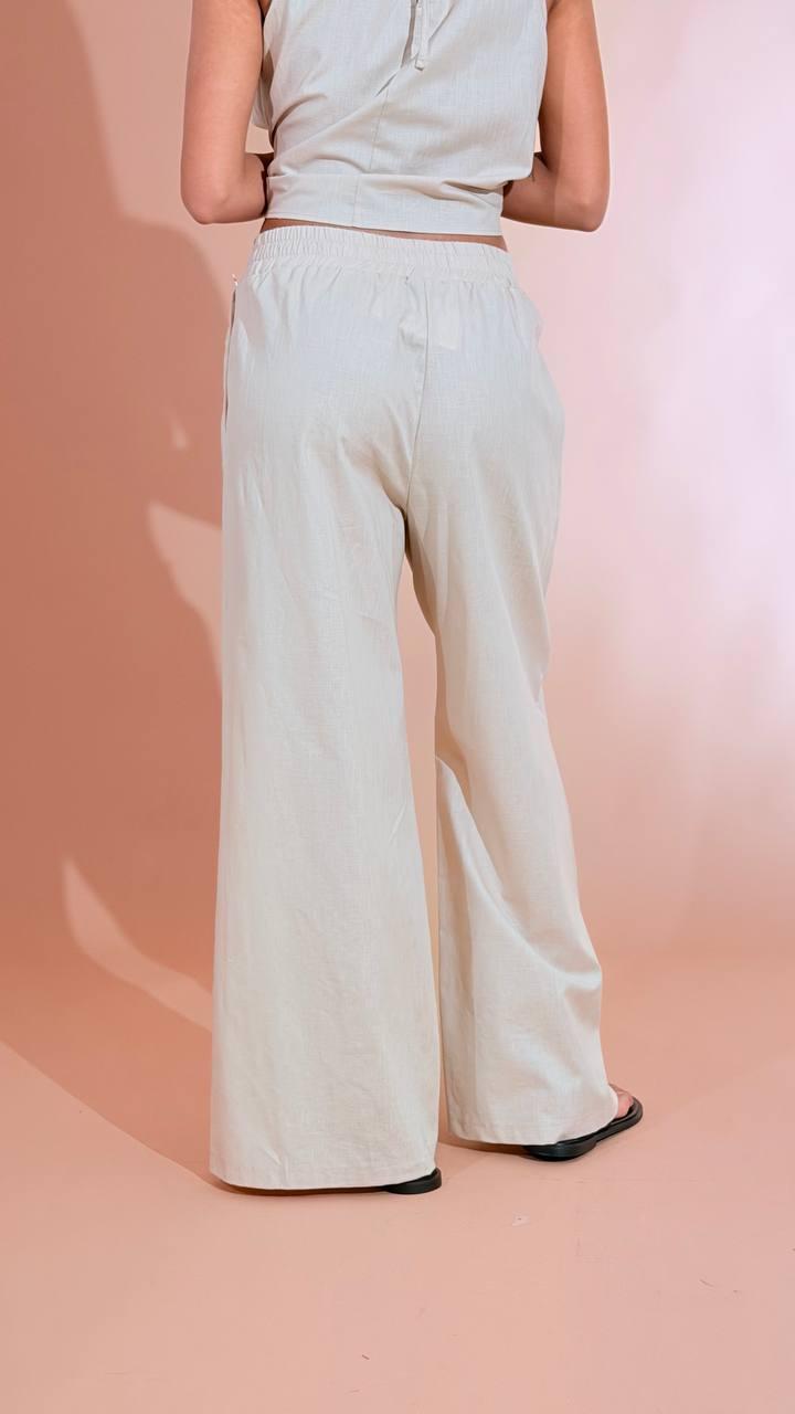 SOUVENIR Pantalone ricamo M39F1755 AVORIO 