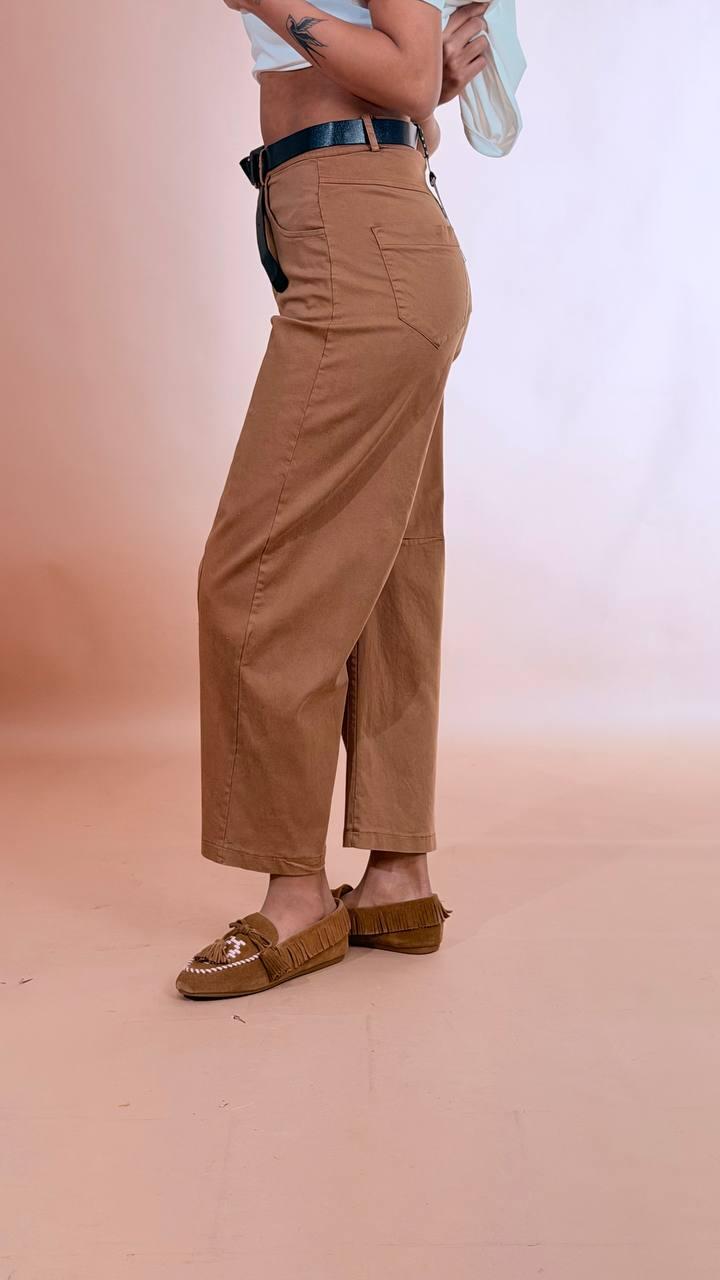 HAVE ONE Pantalone tabacco PMA-Q216 TABACCO 