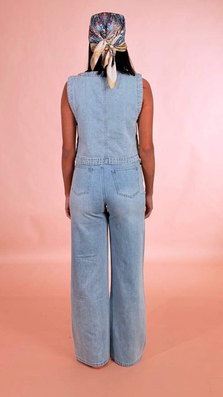 H2O Top taglio petali WIPA DENIM 
