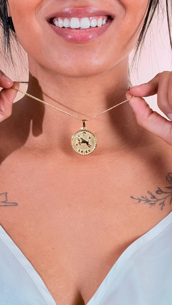 CLUB MANHATTAN Collana segno zodiale ariete CLBMARIETE ORO 