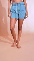 ELLEH Short elastico caramella EL083 DENIM 