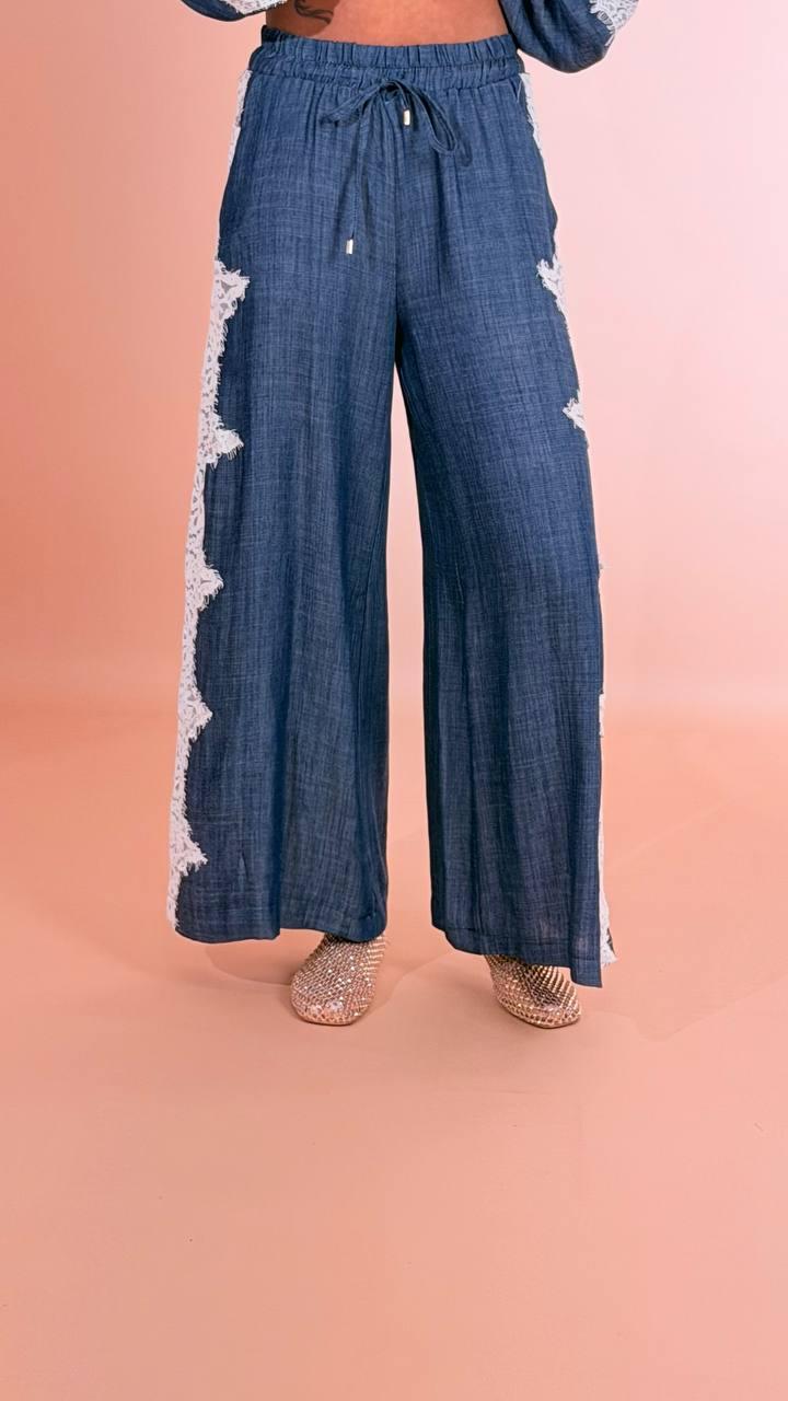 MOTEL Pantalone chambery S26PA62 DENIM 