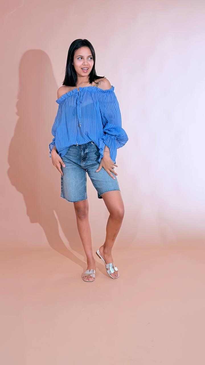 SOUVENIR Camicia celeste D39N1785 AZZURRO 
