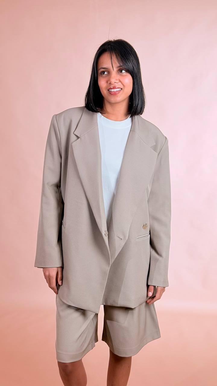 ANNA ROCK Blazer bottone laterale 609209 CORDA 