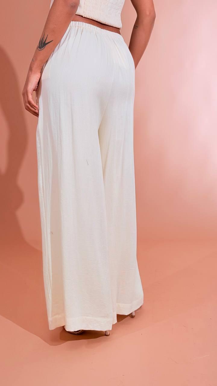 ELLEH Pantalone ampio SS260043 PANNA 