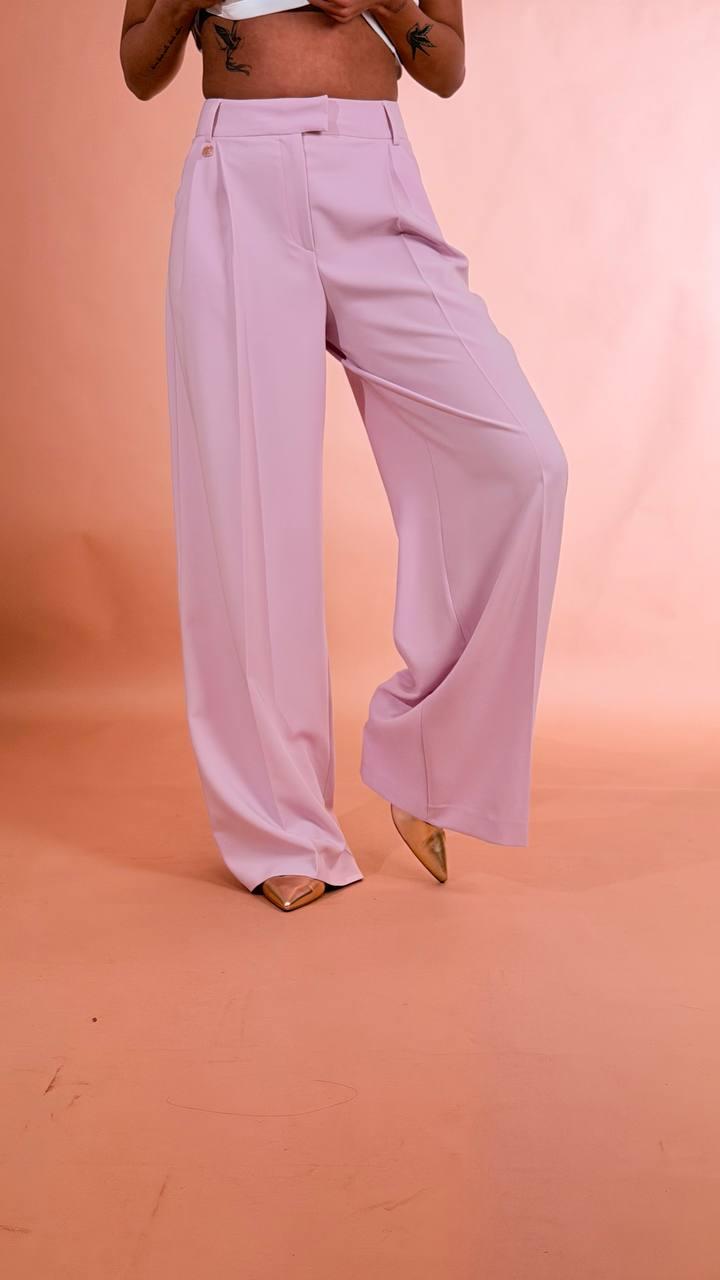 FRACOMINA Pantalone palazzo FR26SV3001W42901 ROSA 