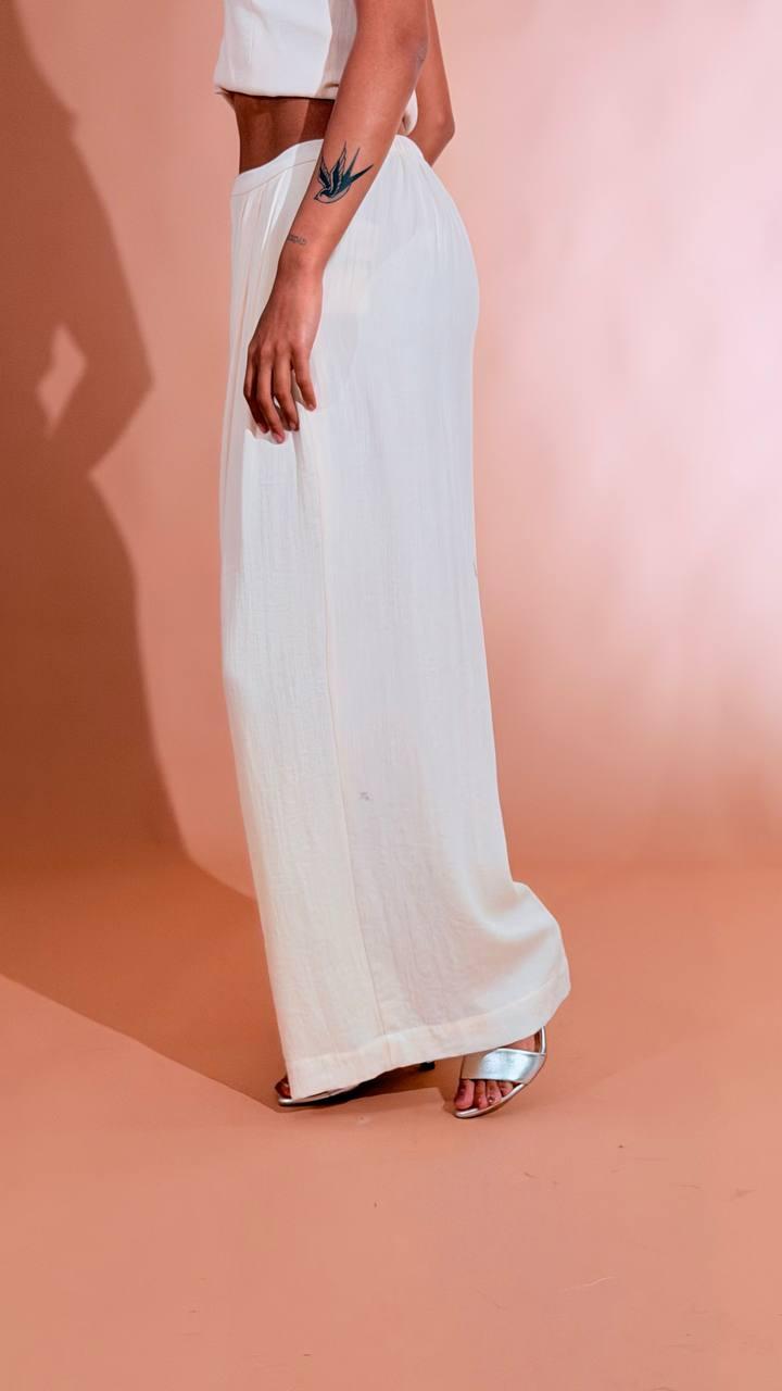 ELLEH Pantalone ampio SS260043 PANNA 