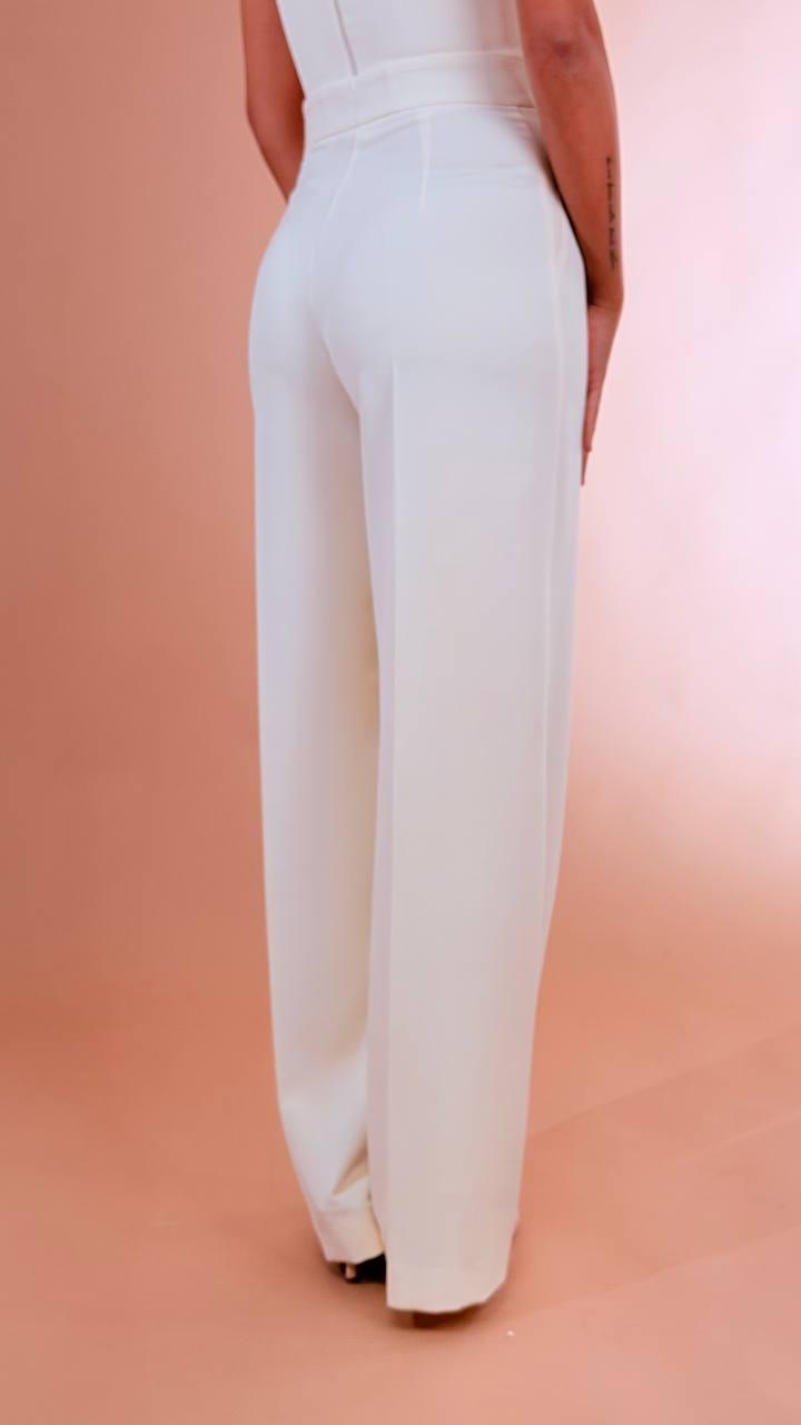 SILENCE Panta palazzo SLPA019KEY MILK 