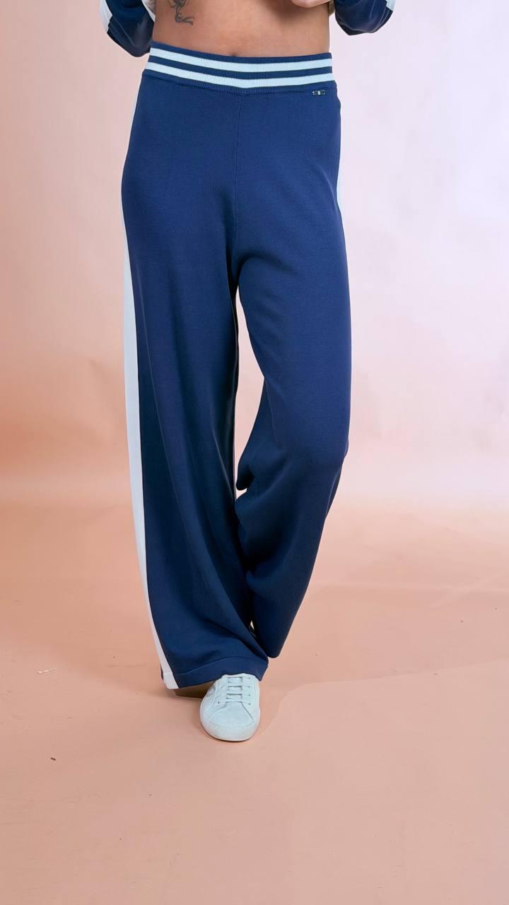 FRACOMINA Panta in maglia FJ26SV3007K41801 BLU 