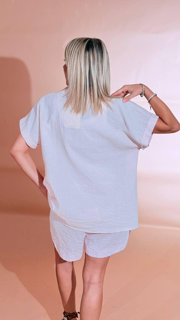 LEVA Camicia mara MARA2551 ROSA 