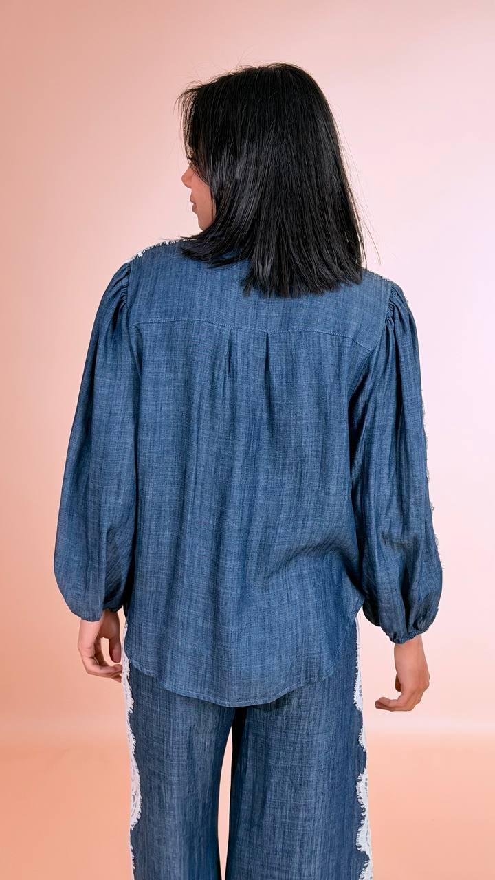 MOTEL Camicia chambery S26CA65 DENIM 