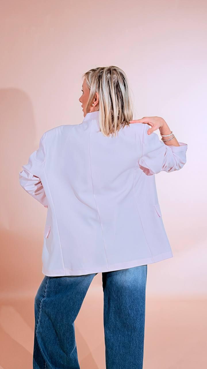 KONTATTO Blazer bottone travsersale LM236N ROSA 