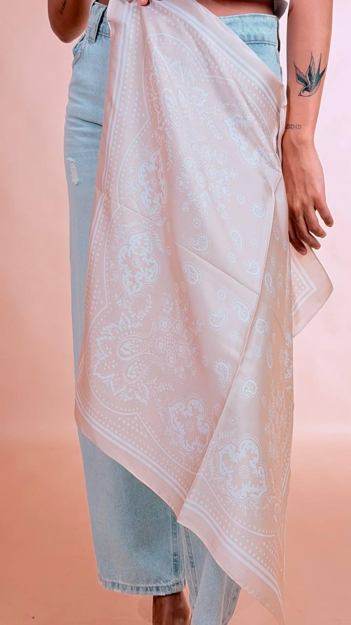 LEVA Foulard bandana SC005 BEIGE 
