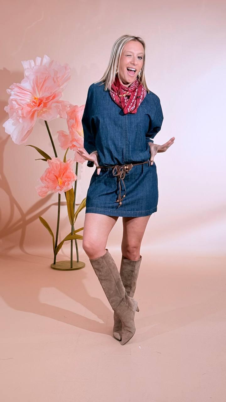 MOTEL Abito in denim S26A909 DENIM 
