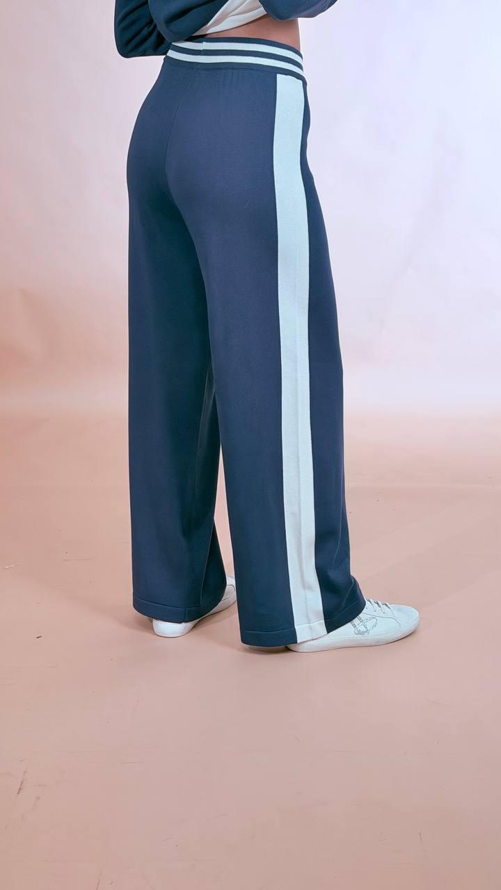 FRACOMINA Panta in maglia FJ26SV3007K41801 BLU 
