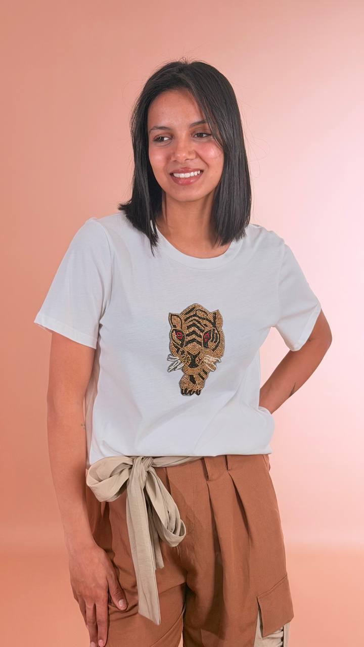 SOUVENIR T-shirt tigre F38X1129  