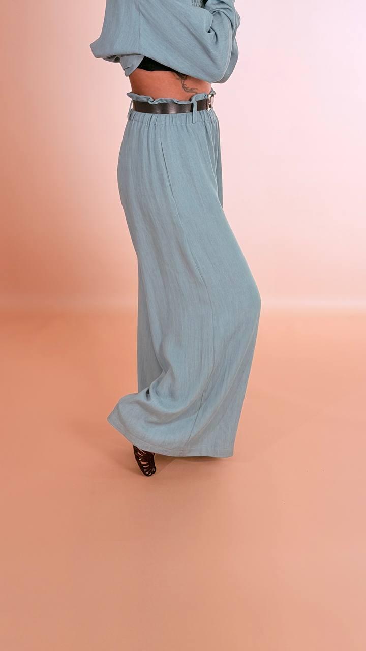 HAVE ONE Pantalone con cintura PMA-Q359 DENIM 