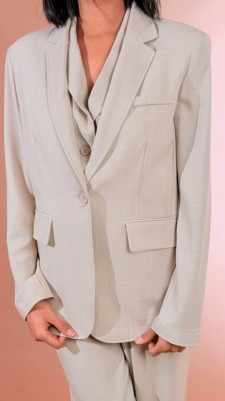 FRACOMINA Blazer oversize FR26SJ3009W76301 BEIGE 