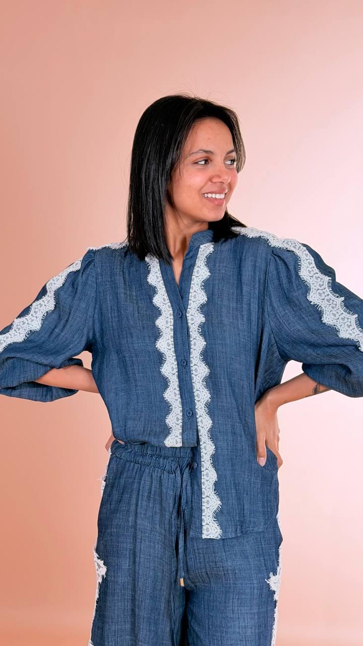 MOTEL Camicia chambery S26CA65 DENIM 
