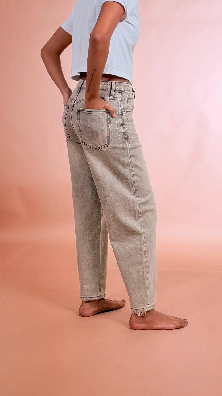 LEVA Jeans swarovski FX5280 BEIGE 