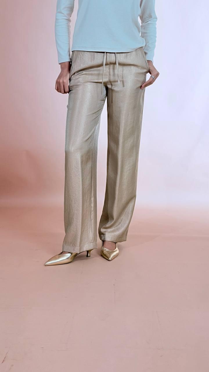 PHILIA LOFT Pantalone elastico R02Y0148 ORO 