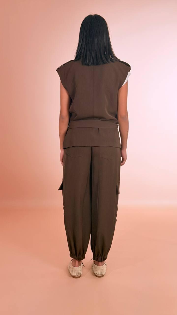 HAVE ONE Gilet con fusciacca LSO-Q004 MORO 