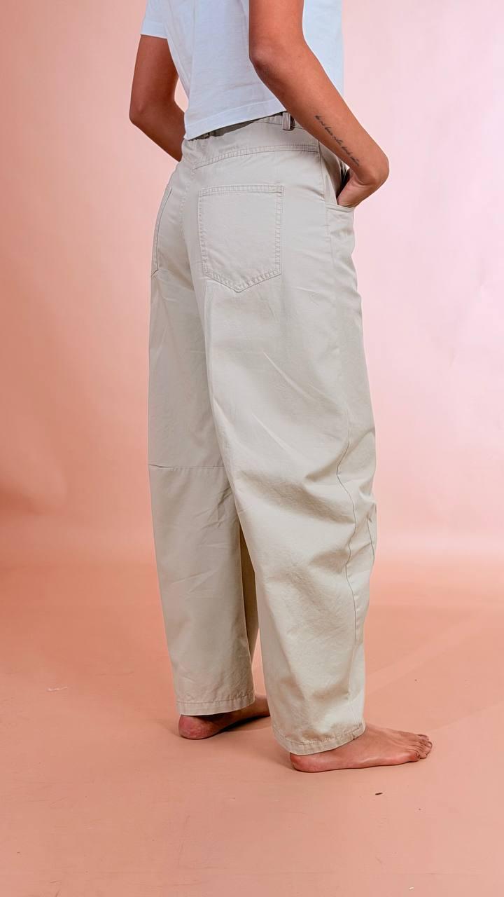 MOTEL Pantalone con elastico S26P183 GHIACCIO 