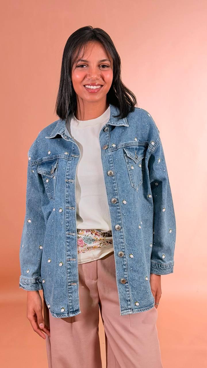 LEVA Camicia denim rose R2545 DENIM 