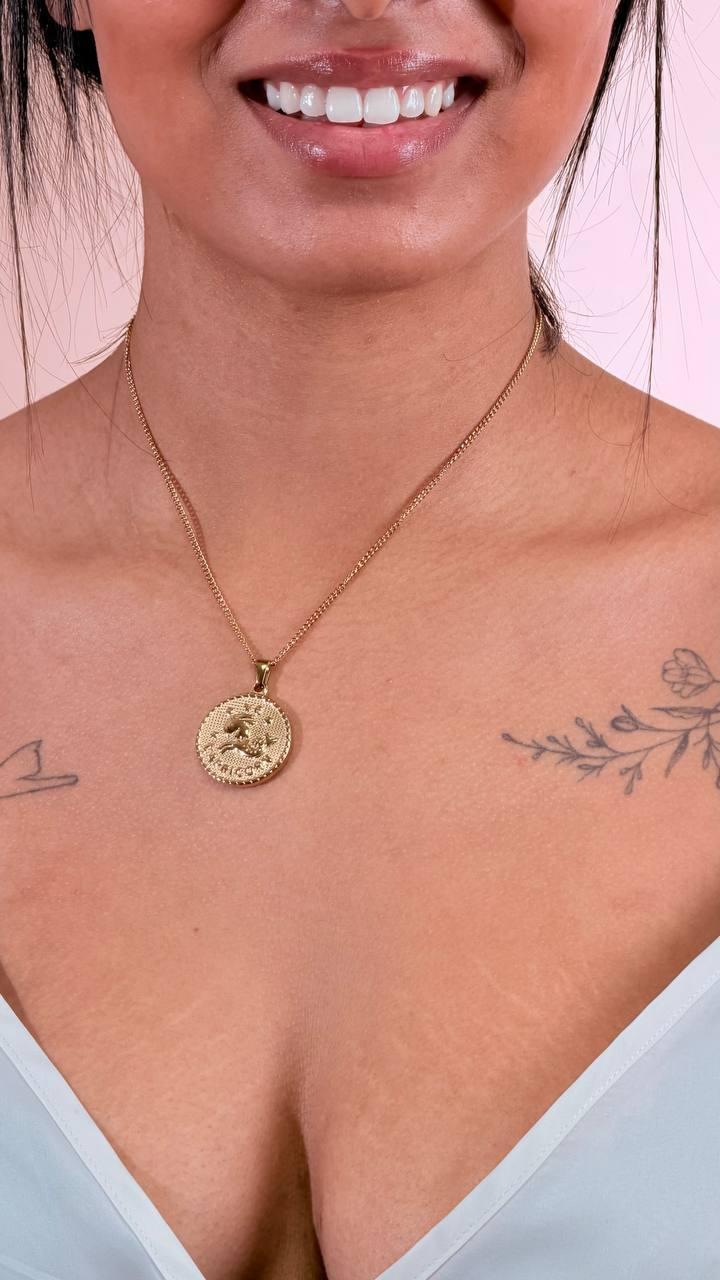 CLUB MANHATTAN Collana segno zodiale capricorno CLBMCAPRICORNO ORO 