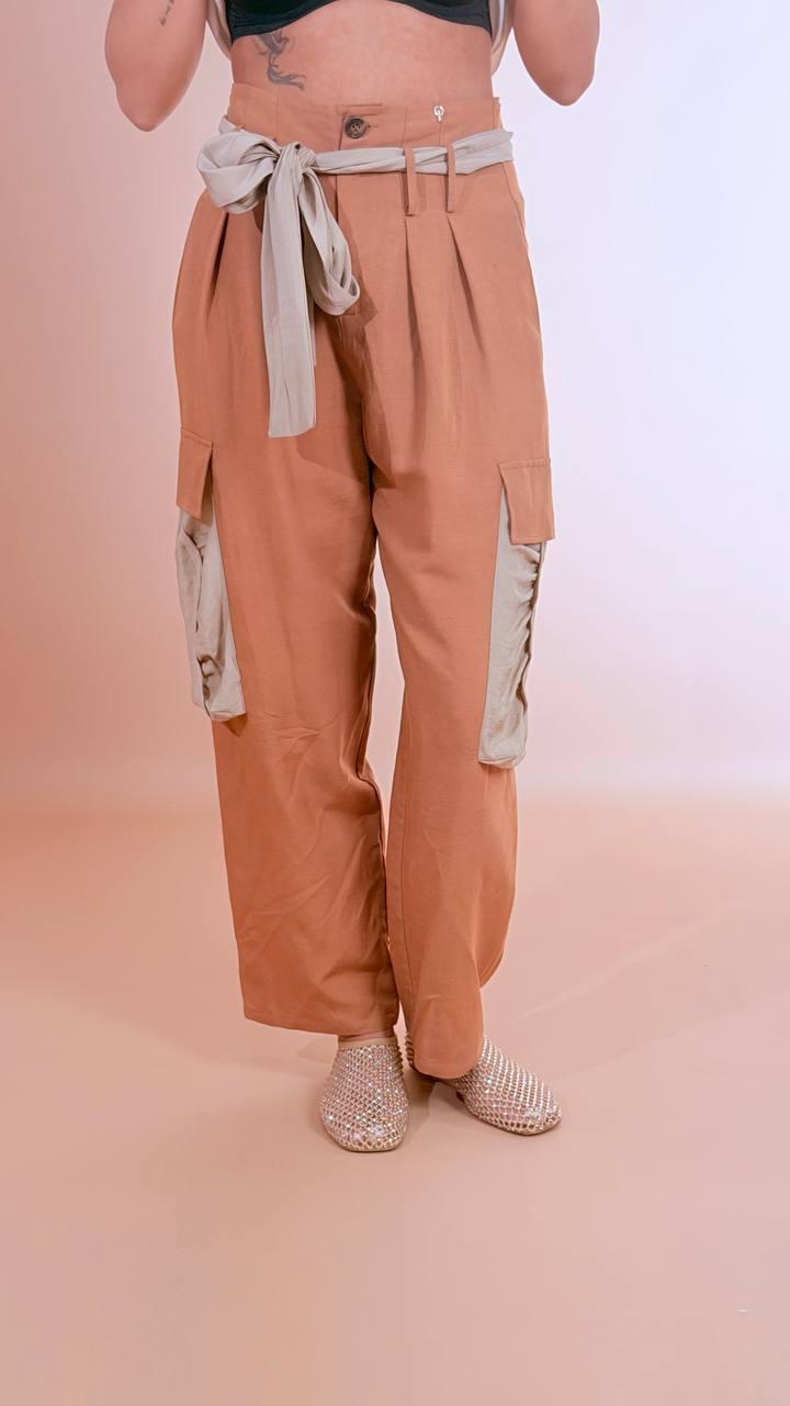 PHILIA LOFT Pantalone safari D02E0974 CAMMELLO 