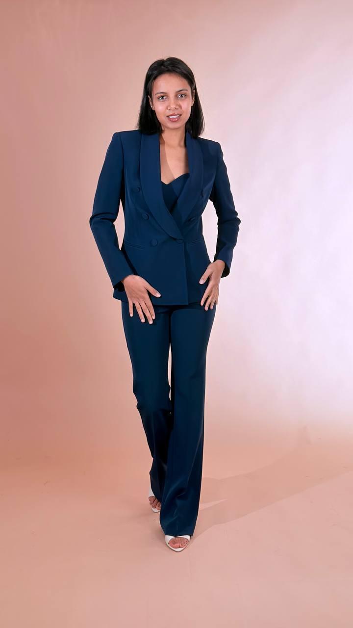 SILENCE Blazer doppio petto NP5059KEY NAVY 